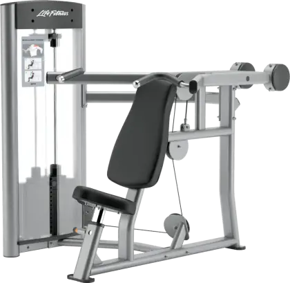 Silver and Black Fitness Machine for Strength Training