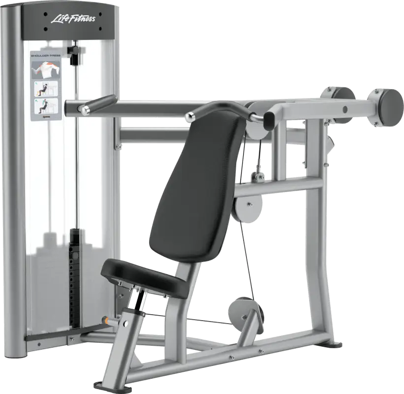 Silver and Black Fitness Machine for Strength Training