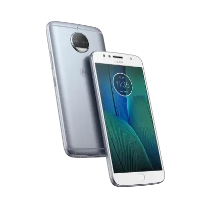 Silver Smartphone with Touch Interface
