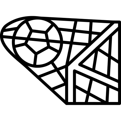 Soccer Ball Scoring a Goal