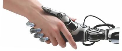 Human and Robot Handshake