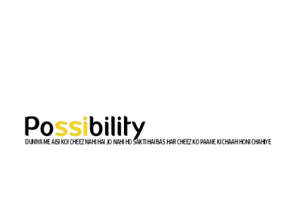 Motivational Possibility Text
