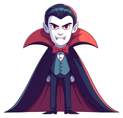 Cartoon Vampire Character