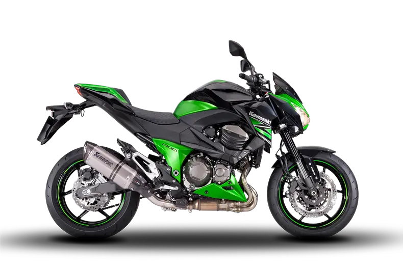 Green and Black Motorcycle Illustration