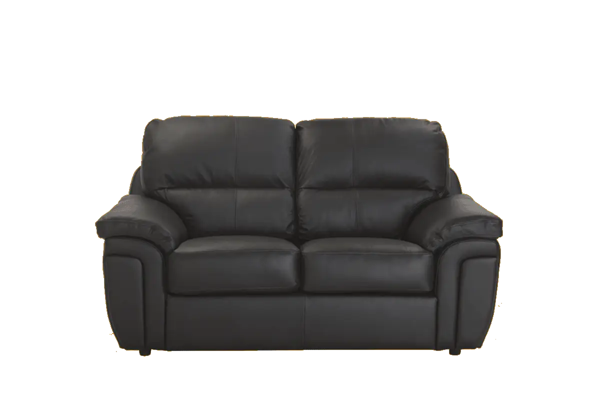 Black Leather Sofa for Modern Decor