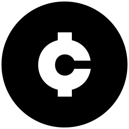 Black Cent Symbol for Currency Representation