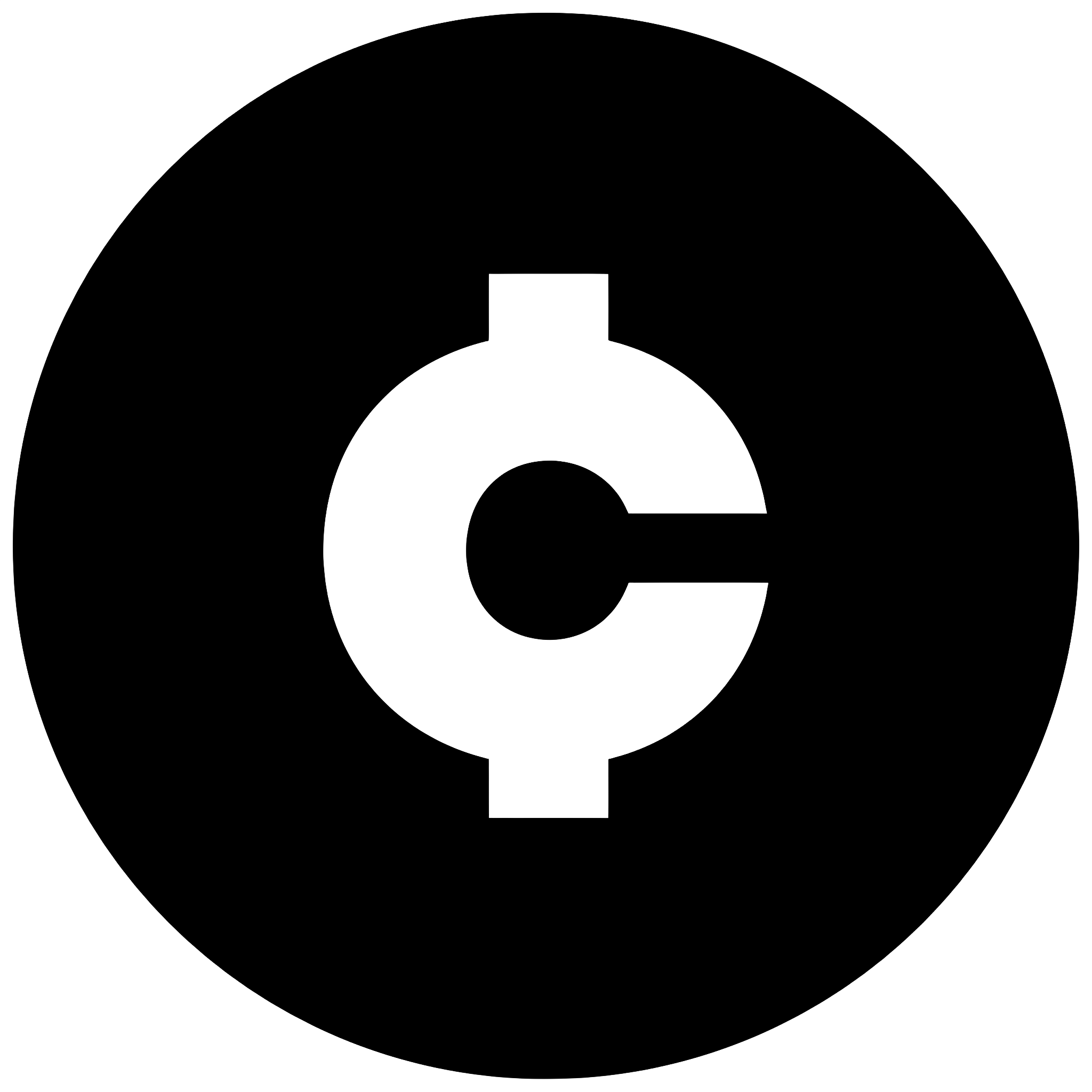 Black Cent Symbol for Currency Representation