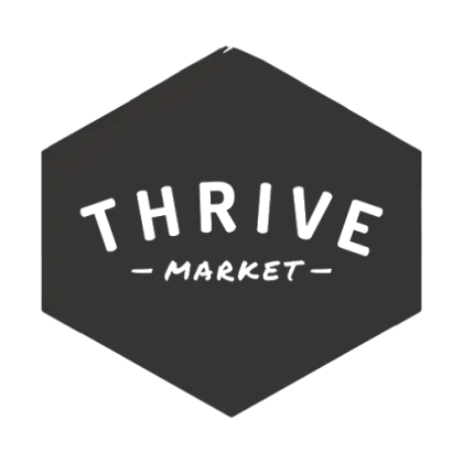 Thrive Market Logo Design in Hexagon Shape