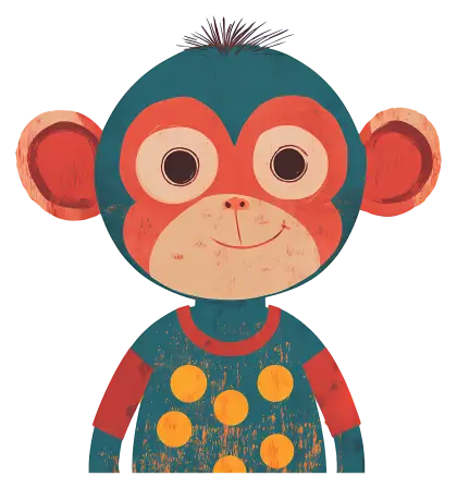 Cartoon Monkey Character