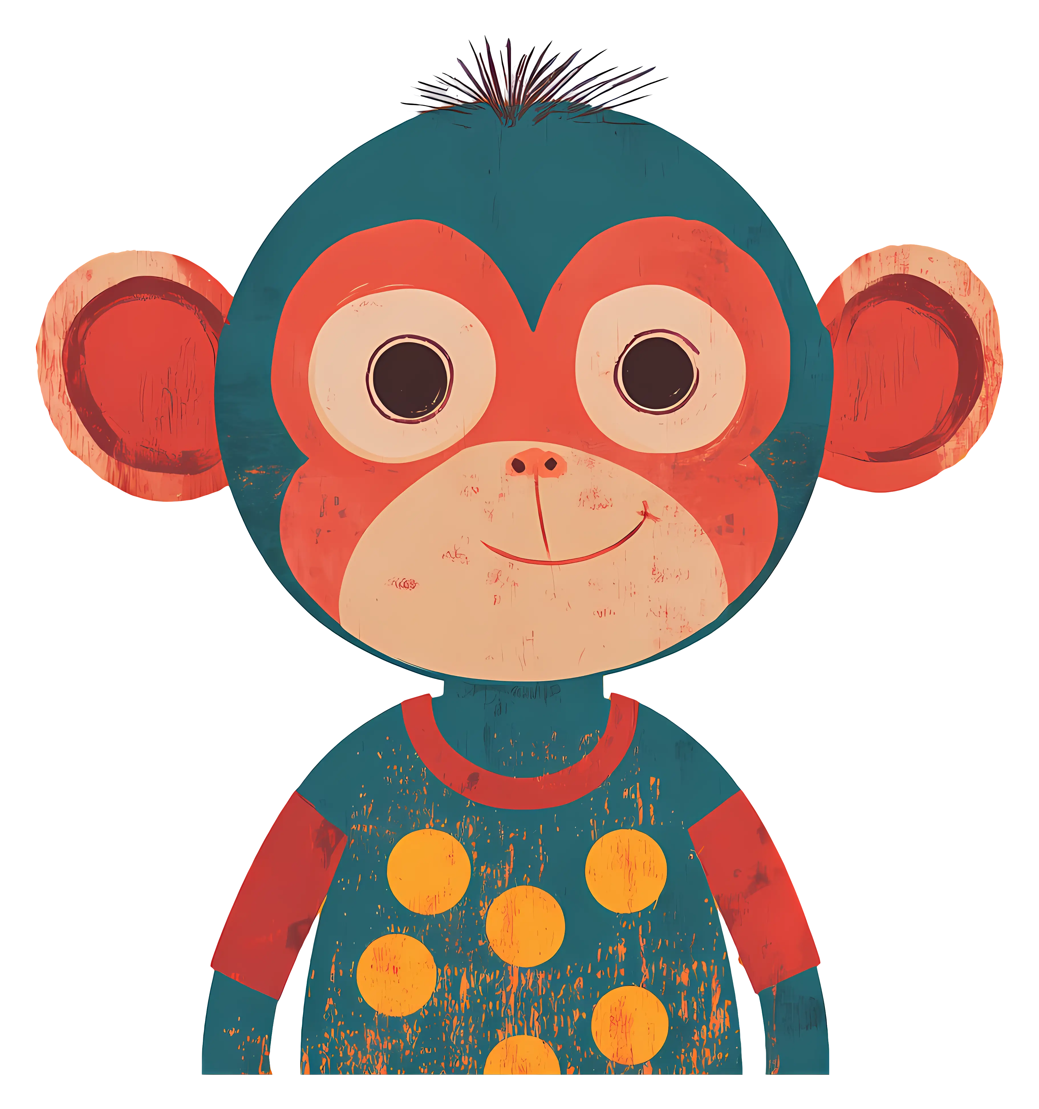 Cartoon Monkey Character