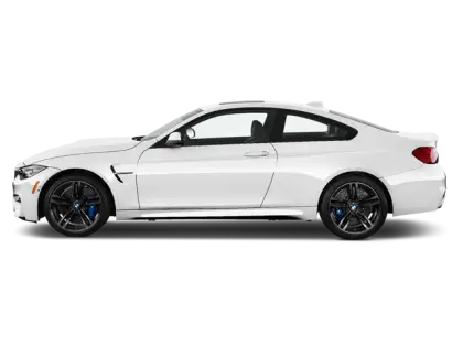 White Sports Car Design Side View