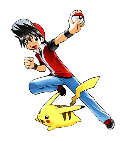 Anime Character with Pikachu