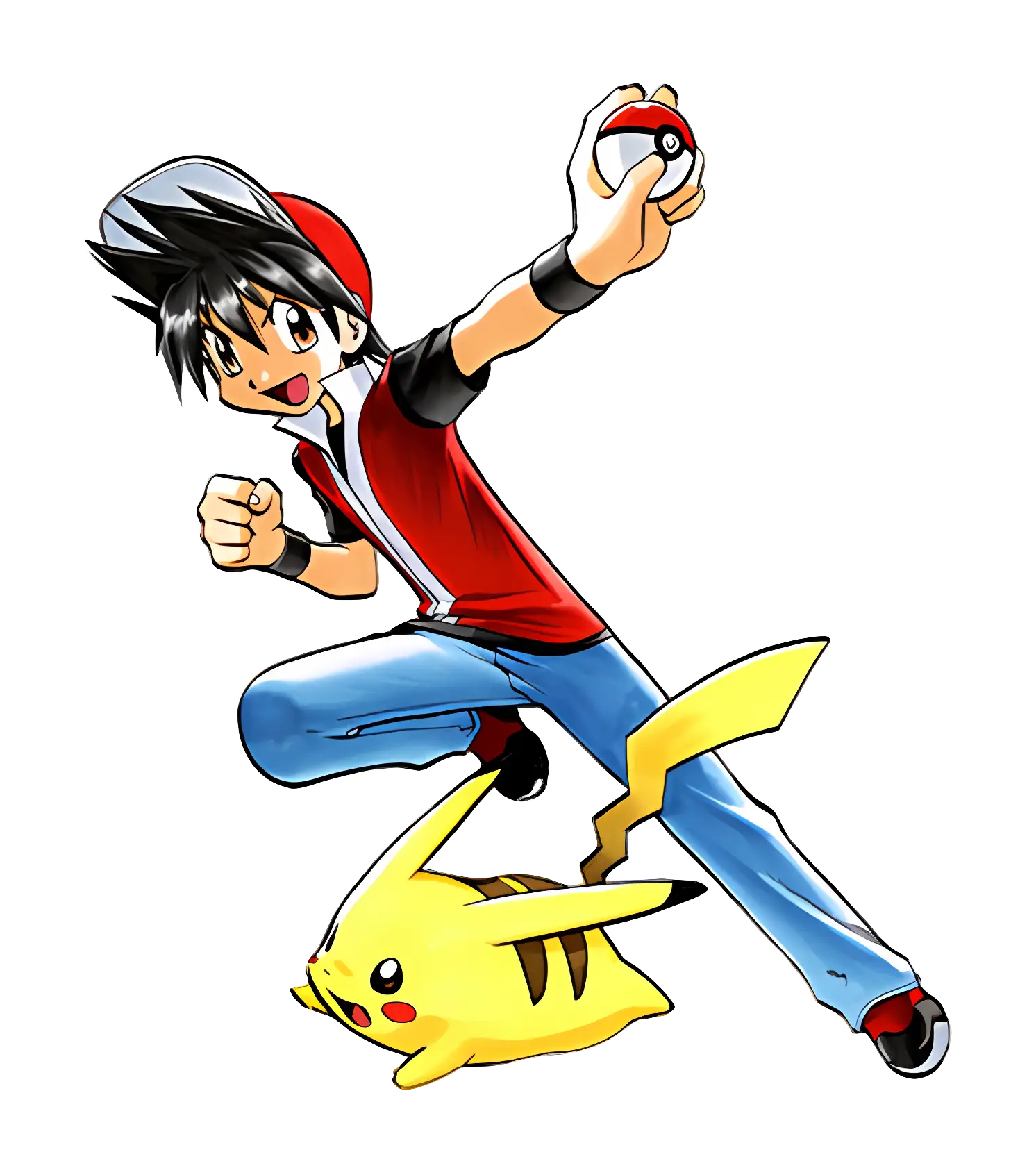 Anime Character with Pikachu