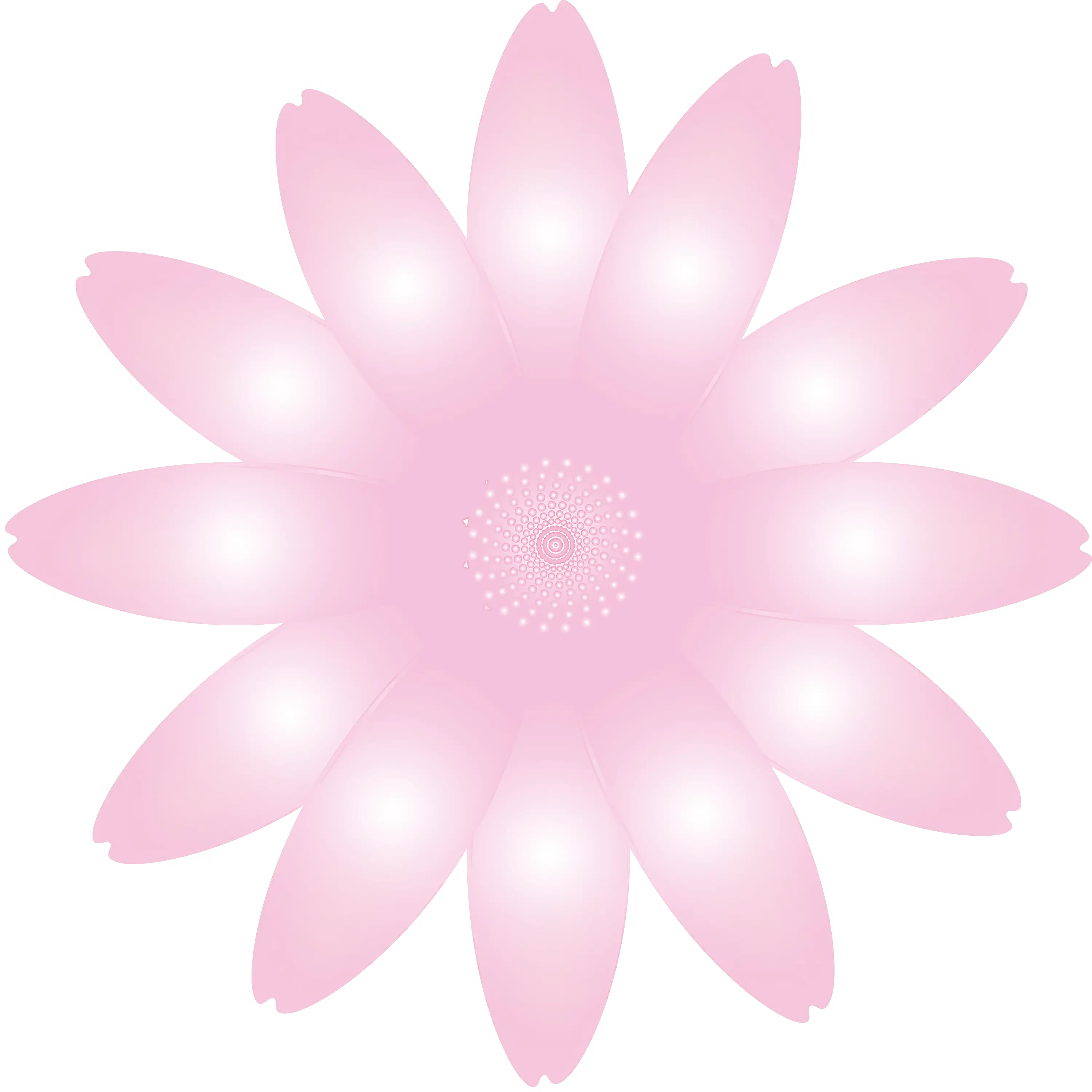 Pink Decorative Flower Design