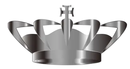 Elegant Silver Crown for Royalty