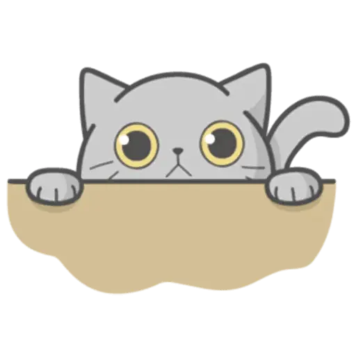 Cute Cartoon Cat