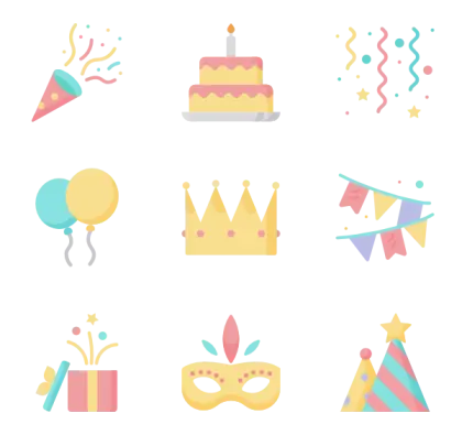 Party Celebration Icon Set
