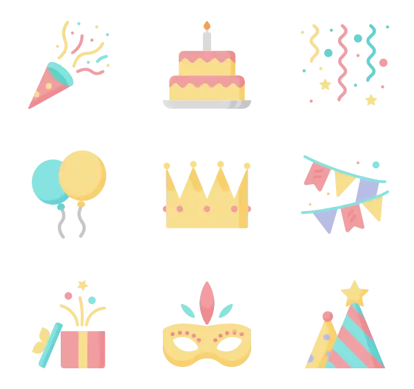 Party Celebration Icon Set
