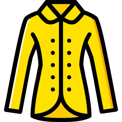 Yellow Coat Illustration Design