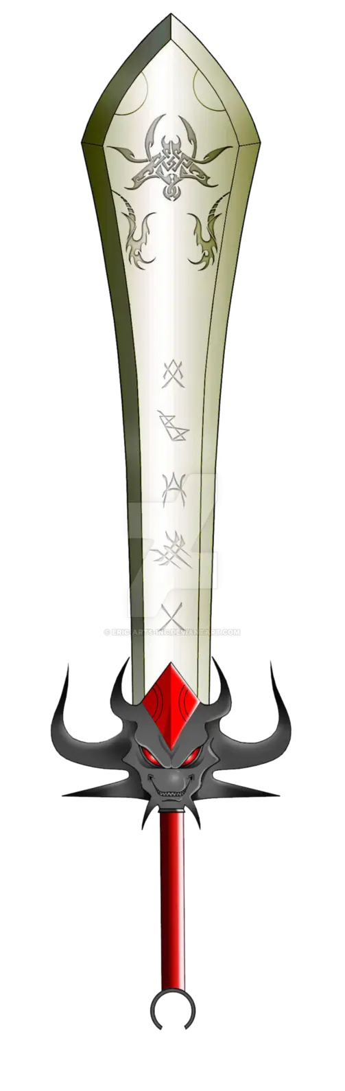 Fantasy Sword with Intricate Design