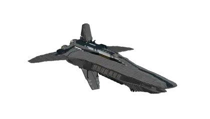Futuristic Space Ship Illustration
