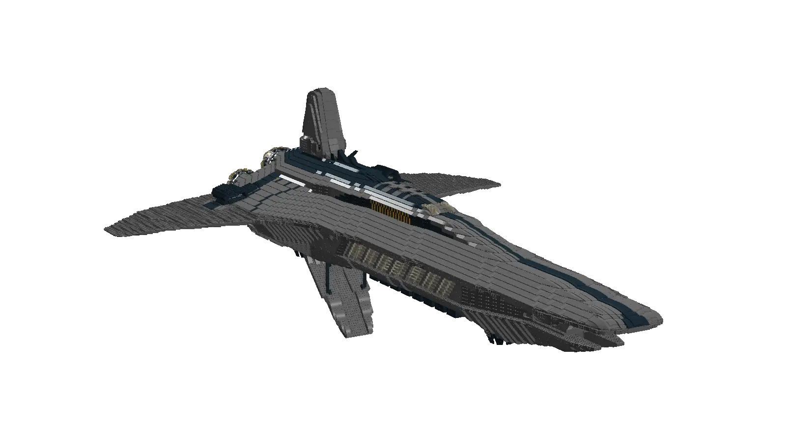 Futuristic Space Ship Illustration