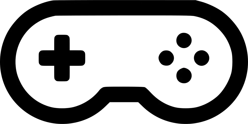 Game Controller Icon in Minimalist Design