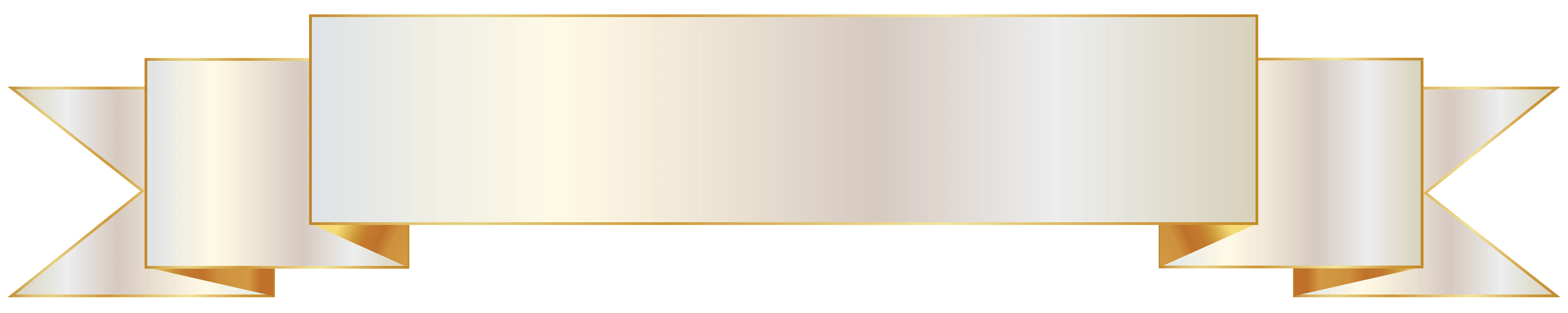 Elegant Golden Ribbon Banner