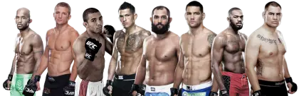 Group of MMA Fighters
