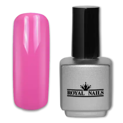Pink Nail Polish with Silver Bottle