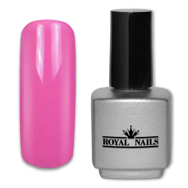 Pink Nail Polish with Silver Bottle