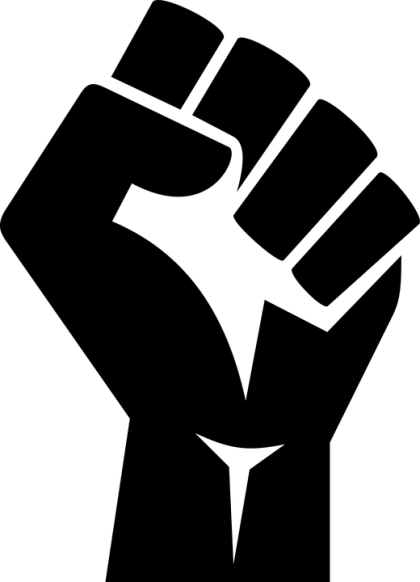 Raised Fist Icon for Protest Symbolism