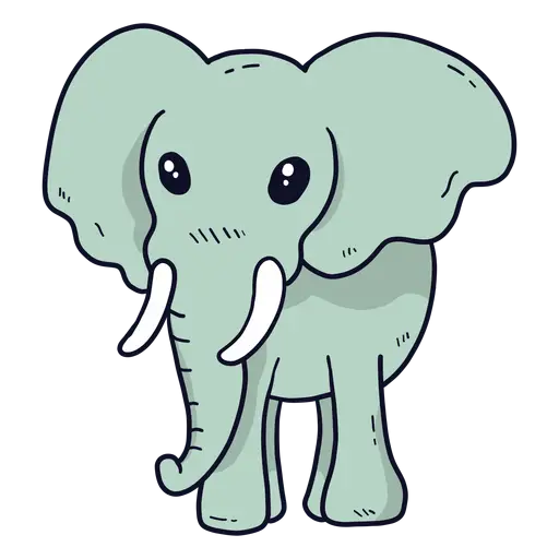 Cute Cartoon Elephant