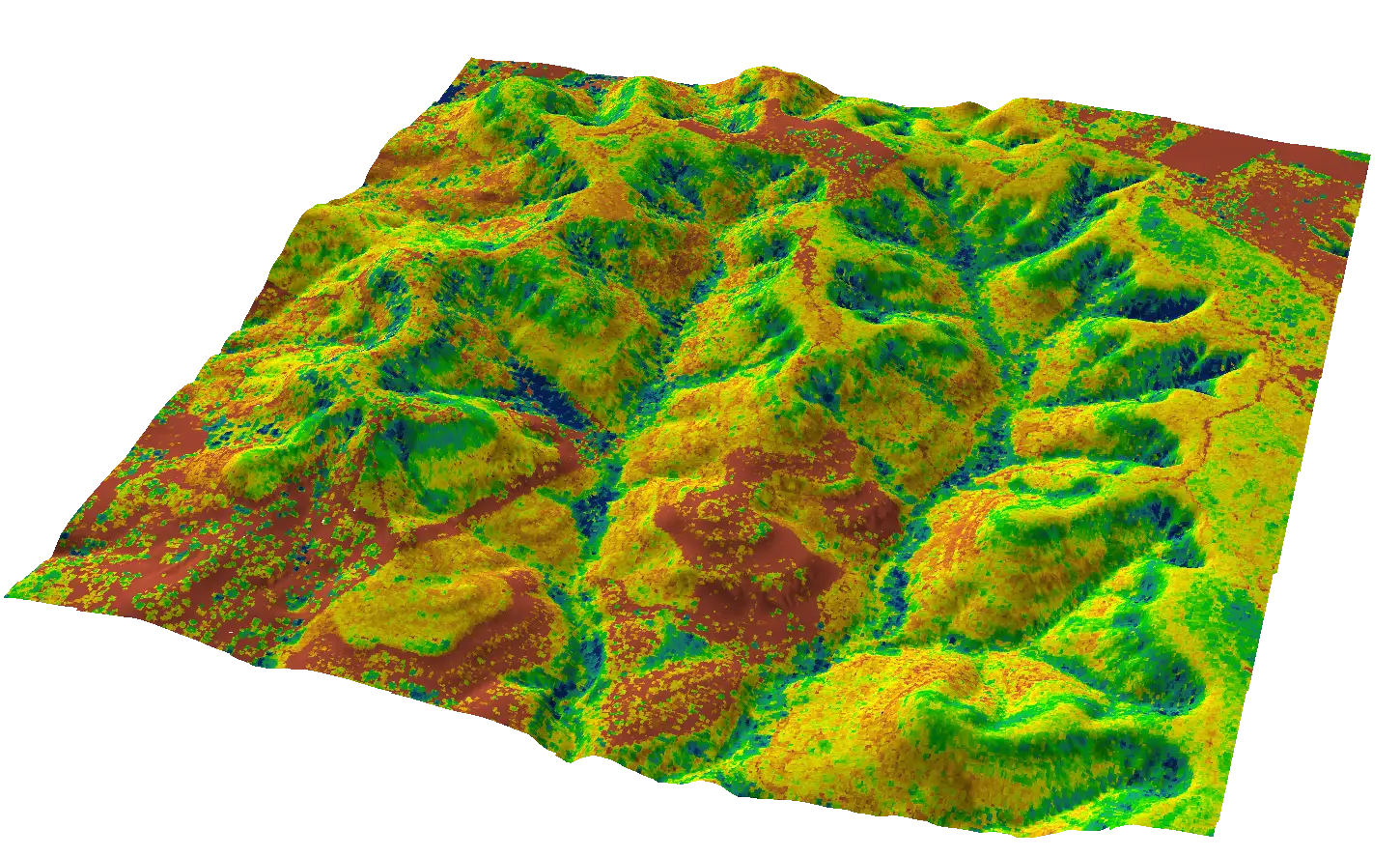 3D Terrain Model for Topographical Analysis