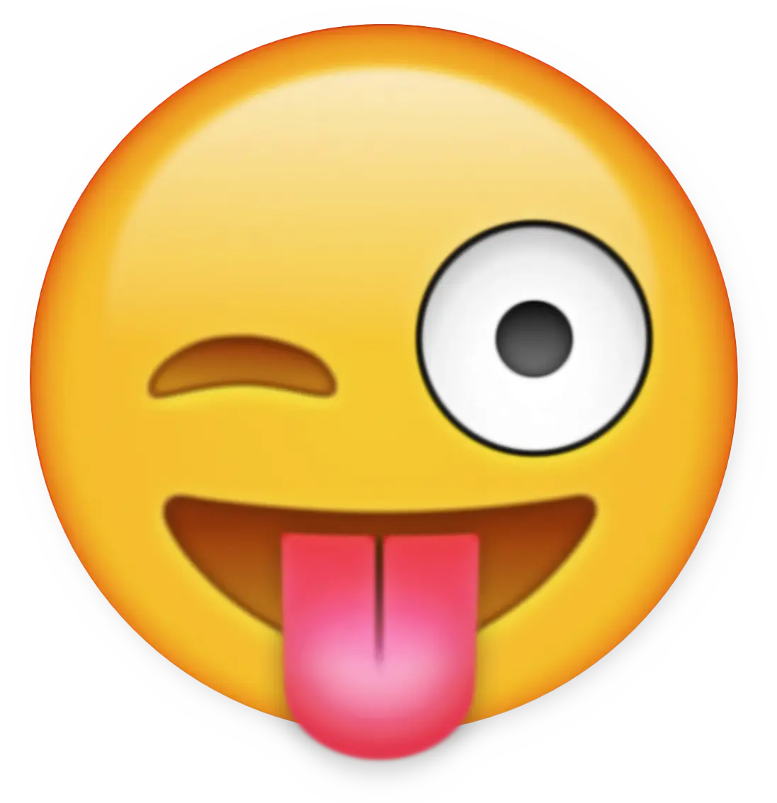 Playful Winking Emoji with Tongue