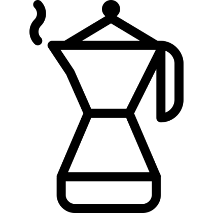 Minimalist Coffee Maker Icon