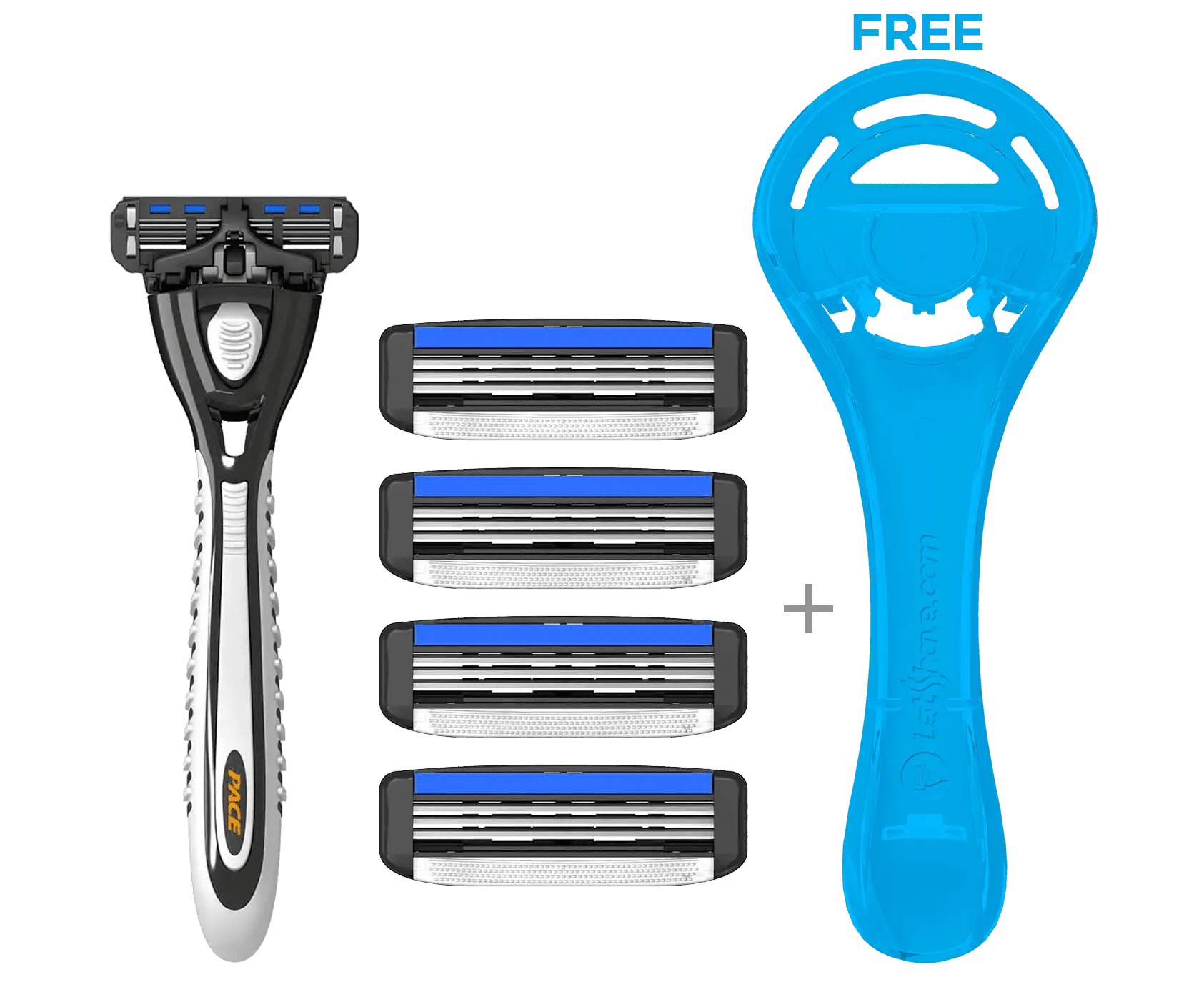 Razor Set with Blades for Grooming