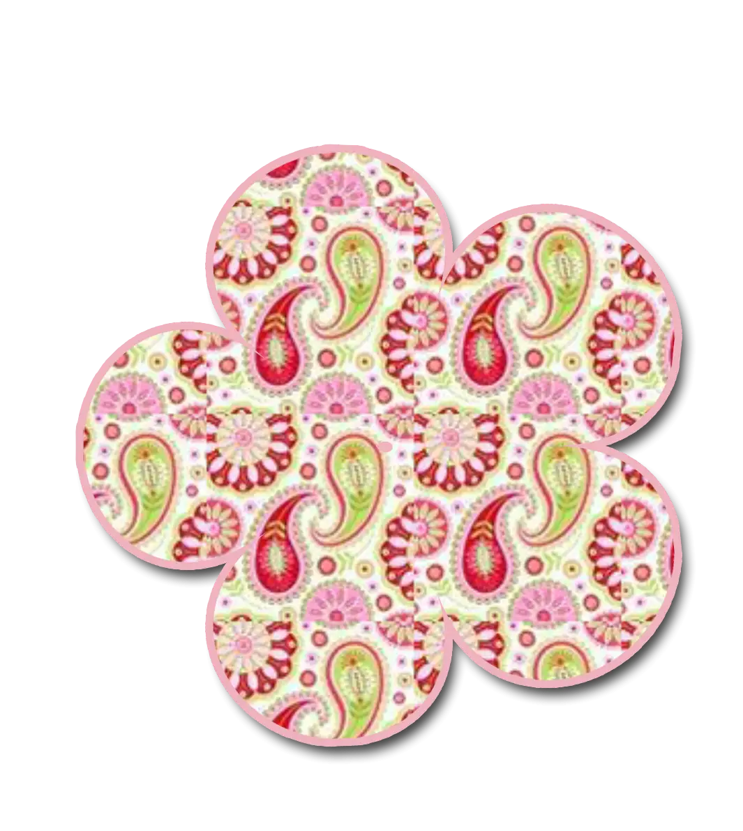 Colorful Floral Paisley Pattern Design