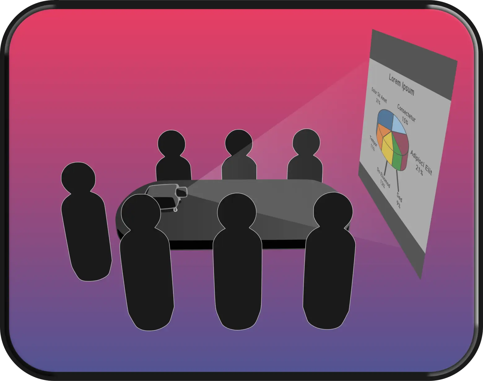 Business Meeting with Presentation