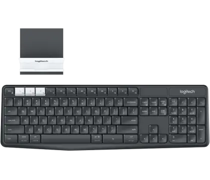 Wireless Keyboard Set with Stand