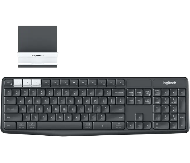 Wireless Keyboard Set with Stand