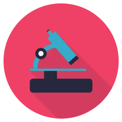 Colorful Microscope Icon
