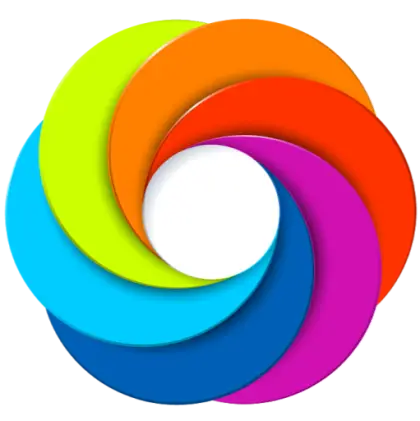 Colorful Abstract Spiral Artwork Design