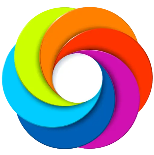 Colorful Abstract Spiral Artwork Design