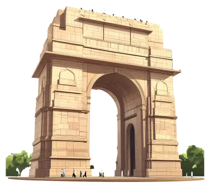 Stone Arch Monument Illustration