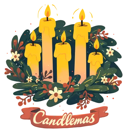 Candlemas Celebration with Candles