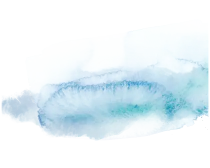 Abstract Blue Watercolor Art