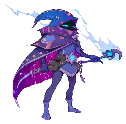 Mystical Fantasy Wizard with Staff