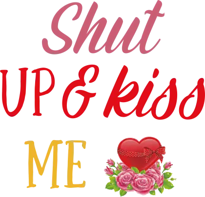 Romantic Valentine&#039;s Message with Heart and Roses