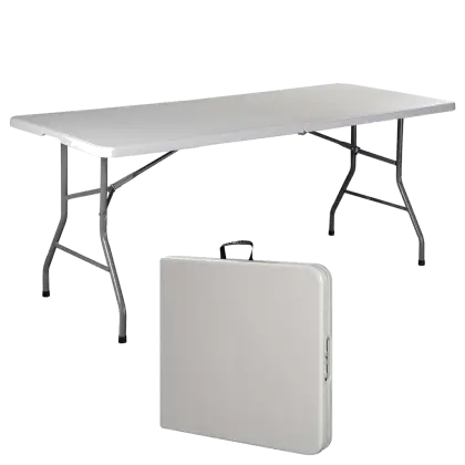 Portable White Folding Table